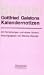 Busoni, Gottfried Galstons Kalendernotizen
