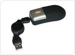 Cover image : Ultimate Accessories Travel Mini USB 3-Button Optical Glide Mouse with Retractable Cable