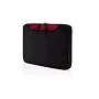 Belkin F8N185 Neopren Sleeve mit Stauraum f�r Netbooks, 10.2",  Pitch Black/Jetset Red
