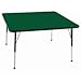 Correll A4848-SQS-39 48 x 48 in. Top Activity Square & Short Leg Tables - Green