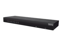 DIGITUS Combo KVM Switch 8-Port 1User 8PCs je PS2 oder USB2.0 Desktop oder 48,3cm 19Zoll O Preisvergleich