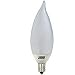 Feit Electric Co BPCFF/LED Accent LED 28-LED Bent-Tip Frost Candle Light Bulb 2-Watt