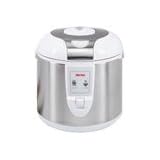 Aroma 10-Cup Electric Rice Cooker and Food Steamer White Trim ( ARC820SW ) by Aroma