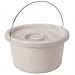 Drive Medical Commode Bucket with Metal Handle And Cover - 12 / Case