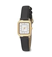 Rectangular Face Classic Strap Watch