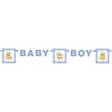 Sweet Bear Blue Baby Shower/Party Decoration - Banner