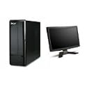 Acer Aspire X1300 - Extra small form factor - 1 x Phenom X3 8550 - RAM 2 GB - HDD 1 x 640 GB - DVD±RW (±R DL) / DVD-RAM - GF 7100 - Gigabit Ethernet - Vista Home Premium - Monitor LCD display 19" Widescreen TFT