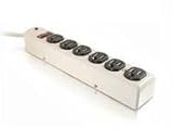 Cables to Go 29072 6 Outlet Metal Surge Suppressor with Horizontal Plugs