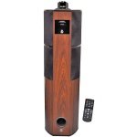 New 600 Watt Home Theater Tower Ipod Iphone Docking Station Cherry Wood Ala ....