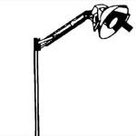 Burton Reflectors 12" Diameter Single Head Ceiling Mount