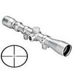 Bushnell .22 Rimfire 3 - 9 x 32 Silver Riflescope , Multi-X Rimfire w/ .22 Rings