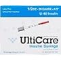 Insulin Syringe U-40 1/2cc 29gax1/2" (Ulticare) 10/Package