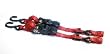Valley 53520 Tie Down 6' Length x 1" Wide with Red Webb and hooks, Pair
