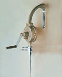 Protectoseal BRS4500S Stainless Steel Safety Pumps with Hose includes a 6' stainless steel-jacketed PTFE hose with stainless steel fittings. Unique rotary pump has PTFE gaskets and packings with Buna-N cover plate o-ring.
