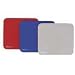 CCS23600 Economy Mouse Pad, Nonskid Rubber Base, 9-1/2x8-1/2, Red