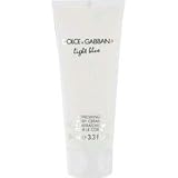 Dolce and Gabbana Light Blue Body Cream for Women, 3.3 Ounce