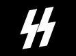 Nazi SS Thunderbolt Flag