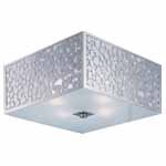 Maxim Lighting 24331FTSN Matrix - Four Light Flush Mount, Satin Nickel Finish with Frosted Glass On Sale