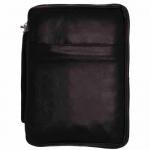 Genuine Leather Book bible Cover (Black) by Inspirational Gift Company