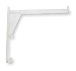 Battalion 3AEL4 Valance Clip, 3 3/4X3 1/2 In, Clear, PK 10