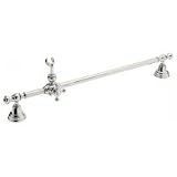 California Faucets Tub Shower SB 25 California Faucets Traditional Wall Mounted Slide Bar Satin Chrome