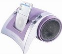 Boynq Sabre Stereo Speaker with Docking Station for iPod (Pink)
