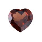 2.98 Cts of 9x9 mm Heart Loose Garnet (1 pcs ) Gemstone