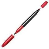 Permanent Marker, Twin Tip, Fine/Ultra Fine Point, Red (ITA36188) Category: Art Markers