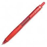 PIL31508 Gel Ink,Retractable,Refillable,Fine Point,Red Ink/Barrel