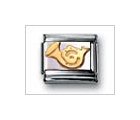 French Horn No Color Classic Gold, Italian Charm by Nomination Charms