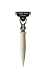 Beauty : eShave - 3 Blades Razor Nickel Plated (White Handle)