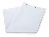 Industrial Grade 4EEY9 Shower Curtain, Cotton Duck, White, 72x72