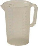 Produkt-Bild: Pressol Messbecher Polypropylen transparent 1,0 Liter