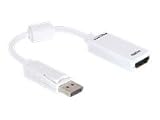 Produkt-Bild: DELOCK Adapter Displayport-St > HDMI-Bu weiss