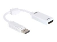DELOCK Adapter Displayport-St > HDMI-Bu weiss Preisvergleich