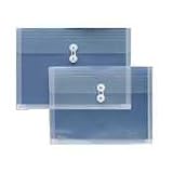 SPR02017 String A Long Poly Hide Envelope, Side Open, Letter, Clear
