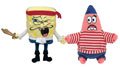 TY Beanie Babies - CAPTAIN SPONGEBOB & FIRST MATE ... thumbnail