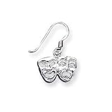 Sterling Silver Comedy Tragedy Earrings