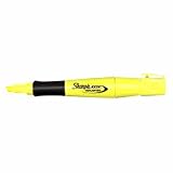 Sharpie 21809 Sharpie Accent Grip Highlighter, Chisel Tip, Smear Guard Ink, Fluorescent Pink, Box of 12