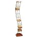 Atlantic Wave 1316 110 CD Tower (Black Steel/Cherry Wood Base )