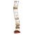 Atlantic Wave 1316 110 CD Tower (Black Steel/Cherry Wood Base )