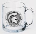 Michigan State Spartans 13 oz. Clear Coffee Mug