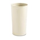 Fire-Safe Steel Round Waste Receptacle, Almond URIWB2029AL