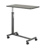 Drive Medical Non Tilt Top Overbed Table Chrome