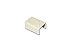 Cables To Go - Cable raceway end cap - ivory