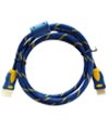 Image of 10ft HDMI Cable v1.4 with Ethernet Function (Blue and Gold) for Lg tv & video