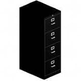 HON314CPP - Hon 314CPP 4 Drawer Vertical File w/Lock, Legal Size, 310 Series, 26-1/2 Deep, Black