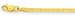 Jewelry : 14k Yellow 2.2 mm Mariner Link Anklet - 10 Inch