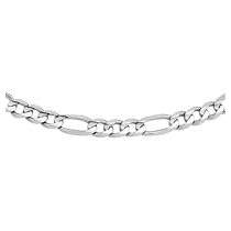 14kt. White Gold, 20 Figaro Neckchain by Fred Meyer Jewelers