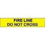 Click here to buy FIRE LINE DO NOT CROSS Barricade Tape 1000' 4mil Case by Presco.